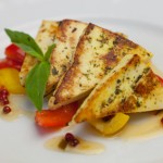 gebackener Ziegenkäse gebackener Ziegenkäse